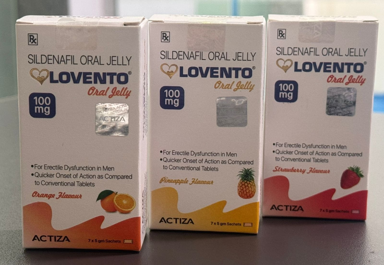 Lovento Oral Jelly 100mg (Sildenafil Citrate) in United states of America , United Kingdom ,France , Australia