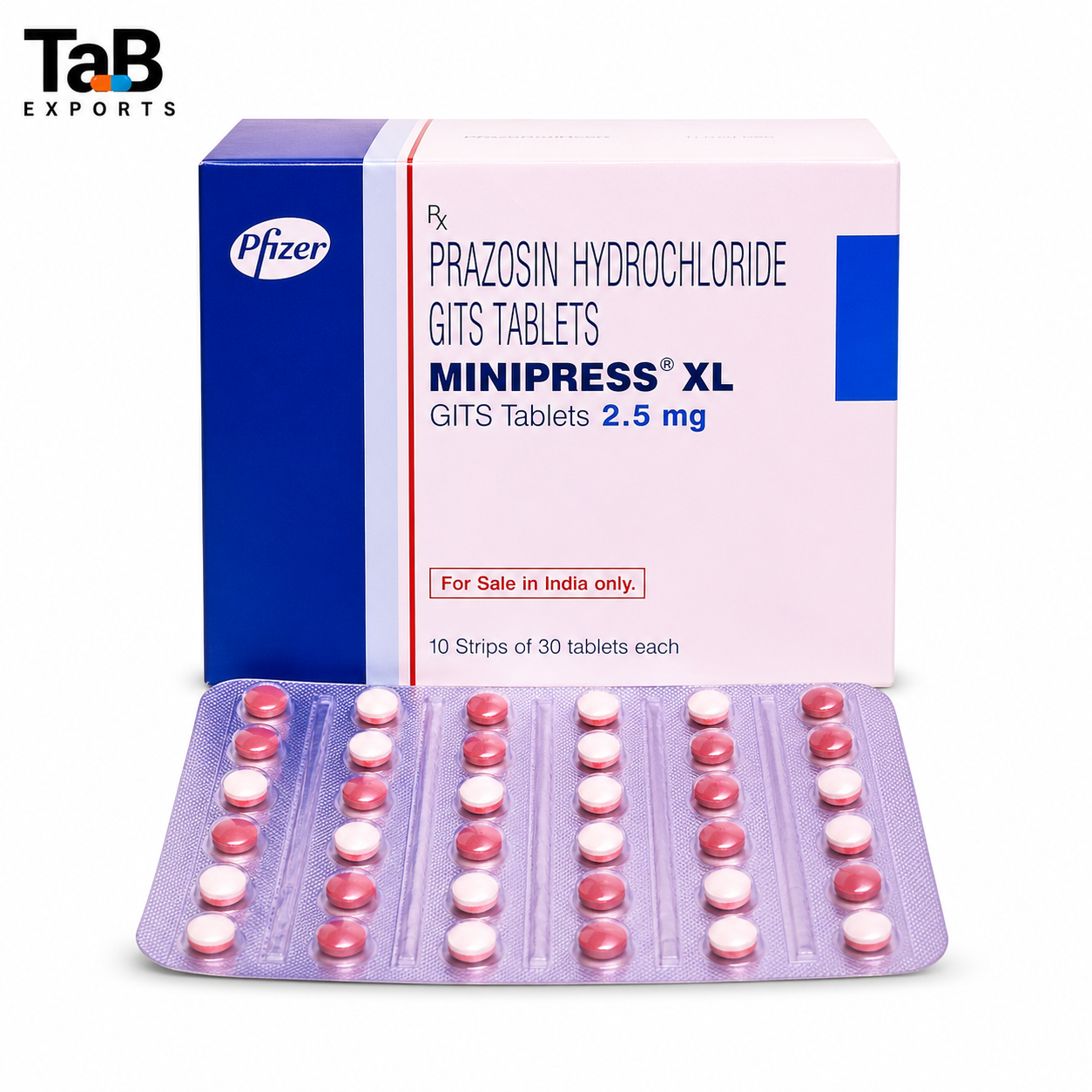 Minipress XL 2.5mg (Prazosin)