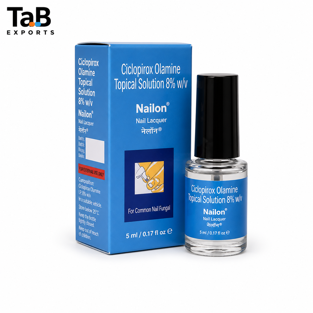 Nailon Nail Lacquer (Ciclopirox)