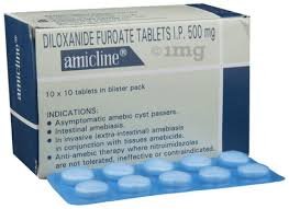 Amicline 500 mg (Diloxanide) in United states of America , United Kingdom ,France , Australia