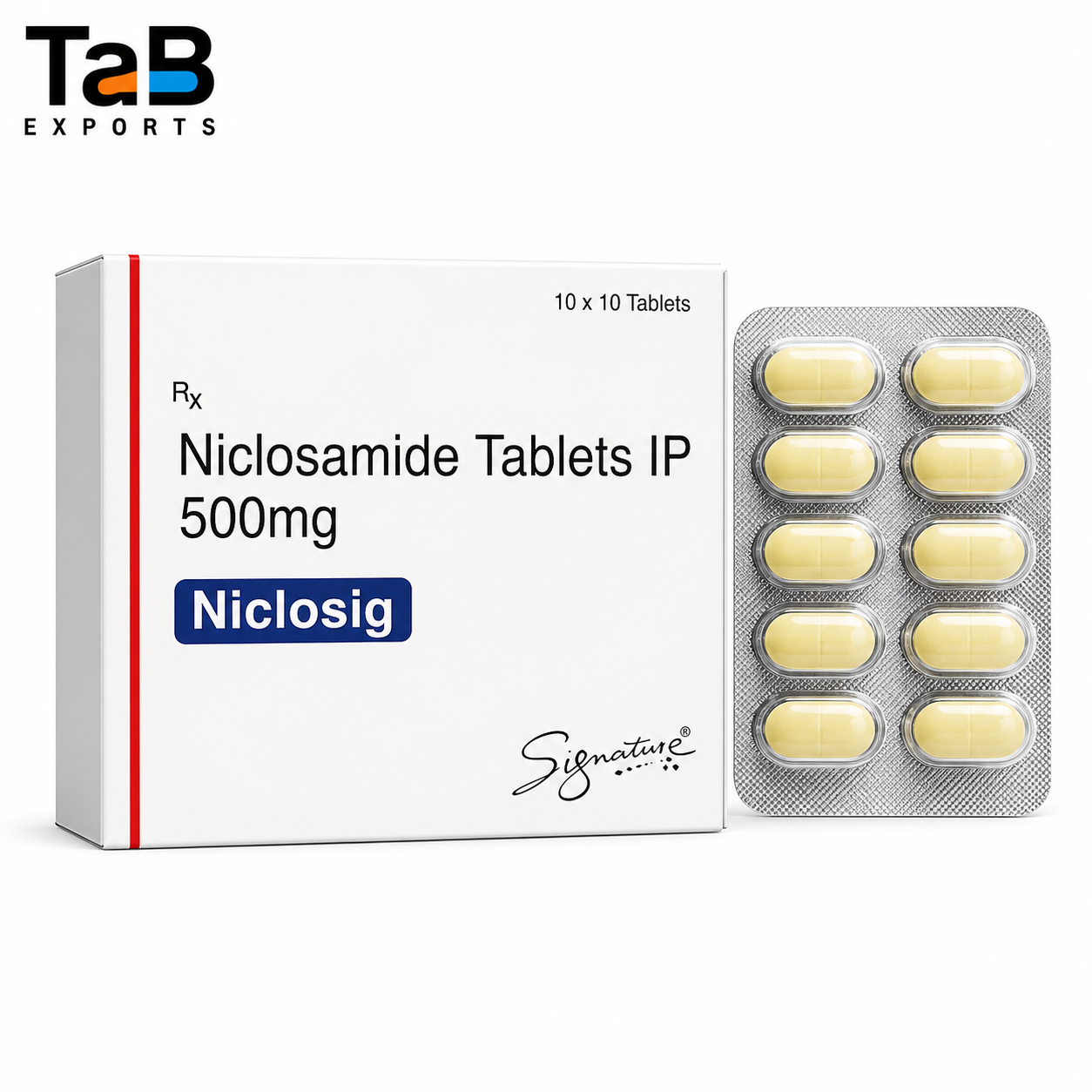 Niclosamide 500 Mg (Niclosamide)