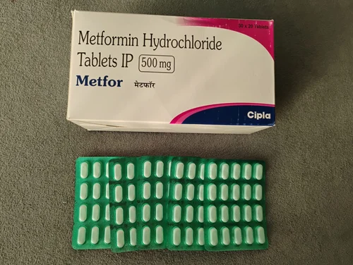 Metfor Metformin Hydrocloride IP 500 mg