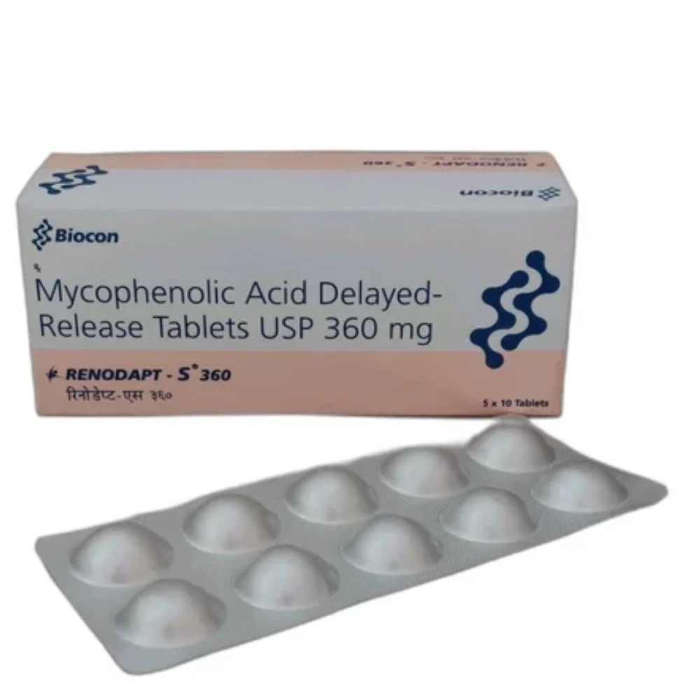 Mycophenolic Acid Delayed Release Tablets USP 360 mg