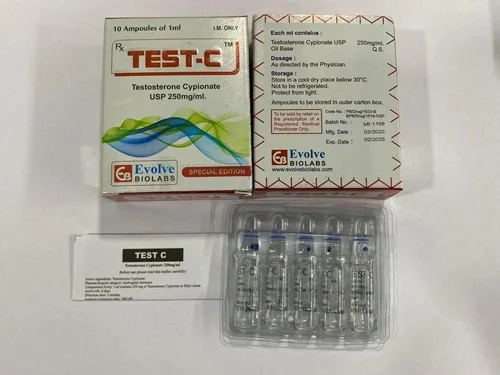 Test C Testosterone Cypionate 250mg/ml Injection