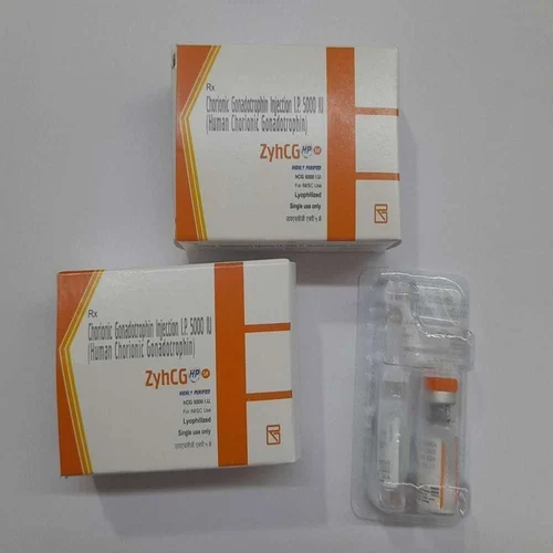 Zyhcg Hp 5kZyhCG HP 5K Injection contains Human Chorionic Gonadotropin (hCG) 5000 IU, a prescription hormonal medication used in the management of specific fertility and reproductive health conditions in both men and women. Human Chorionic Gonadotropin acts similarly to luteinizing hormone (LH) and supports reproductive functions by stimulating ovulation in women and promoting testosterone production and sperm development in men when clinically indicated. ZyhCG HP 5K Injection is administered through intramuscular or subcutaneous injection under the supervision of a qualified healthcare professional. The dosage and treatment schedule are individualized based on the patient's diagnosis, hormone levels, medical history, and response to therapy. Regular clinical monitoring and hormonal evaluations are recommended during treatment to ensure safe and effective use. Manufactured under stringent pharmaceutical quality standards, ZyhCG HP 5K Injection is supplied by trusted pharmaceutical exporters from India to licensed importers, wholesalers, distributors, fertility clinics, hospitals, and pharmacies worldwide. We provide export-grade packaging, complete regulatory documentation, competitive wholesale pricing, and reliable international shipping to regulated and semi-regulated markets.